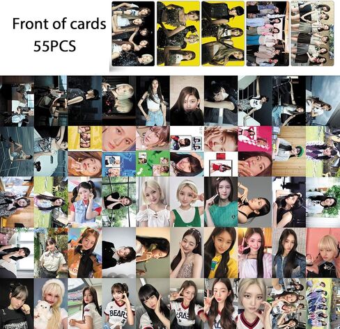 IVE Photo Cards 55pcs IVE After Like New Album Photocard KPOP IVE LOMO Cards New Album Photocard KPOP Postcards IVE merch Gift for Fans Daughter in Saudi Arabia