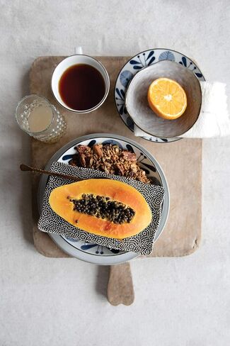 Creative Co-Op Small Stoneware (Set of 3 Patterns) Bowls, Navy in Saudi Arabia