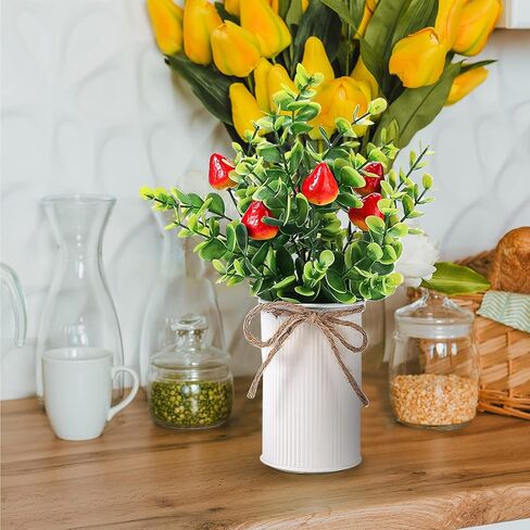 Omldggr 4 عبوات من أشجار البرتقال الاصطناعية مع الأواني، ديكور فاكهة البرتقال الواقعي، شجرة البرتقال المزيفة، مظهر الفاكهة الزائفة، ديكور حقيقي للحفلات المنزلية وغرفة المعيشة in Kuwait