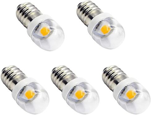 5X E10 LED لمبة 3 فولت 0.6 واط 5050 1SMD أبيض دافئ 3000 كيلو لمبة بديلة ترقية للمصابيح الأمامية مشاعل مصابيح كهربائية الشعلة جديد لتقوم بها بنفسك in Saudi Arabia