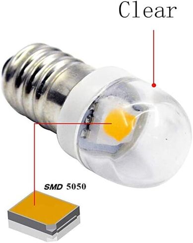 5X E10 LED لمبة 3 فولت 0.6 واط 5050 1SMD أبيض دافئ 3000 كيلو لمبة بديلة ترقية للمصابيح الأمامية مشاعل مصابيح كهربائية الشعلة جديد لتقوم بها بنفسك in Saudi Arabia