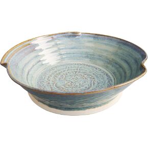 Newgrange Bowl Hand-Glazed, Handmade In Ireland, With Ancient Celtic Symbol, Irish Gifts 7 Inches Diameter 2 Inches Height 250 ML (Small)