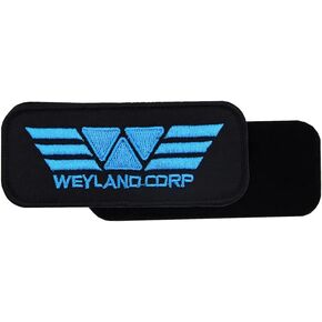 Weyland Corp Blue Captain Embroidered Hook and Loop Patch in Saudi Arabia