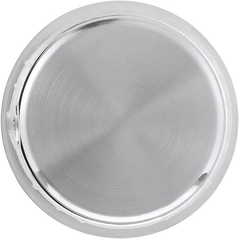 Hicarer 2-1/8 Inch (55 mm) Quartz Clock Insert, Zinc-alloy Metal Case, Arabic Numeral, White Face (Gold) in Kuwait