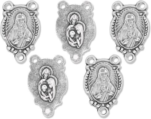 LOT of 5 - Sacred Heart/Holy Family Rosary Center Piece 3/4 بوصة in Saudi Arabia