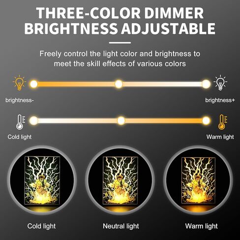 لوحة فنية مضيئة لزينيتسو، لوحة ديكورية باضاءة LED، لوحة فنية جدارية لديكور المنزل والغرفة وغرفة النوم والمكتب من واي واي بليان in Kuwait