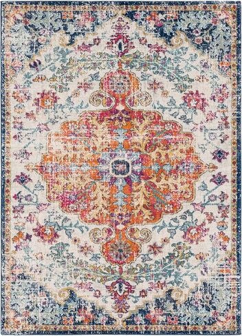 Livabliss Odelia Vintage Bohemian Area Rug,2' x 3',Beige in Saudi Arabia