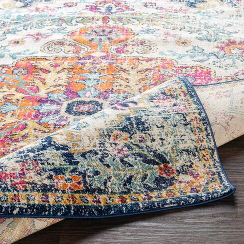Livabliss Odelia Vintage Bohemian Area Rug,2' x 3',Beige in Saudi Arabia