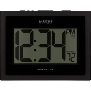 تقنية لاكروس 513-1422S ساعة فضية رقمية ذرية مع درجة حرارة داخلية in Kuwait