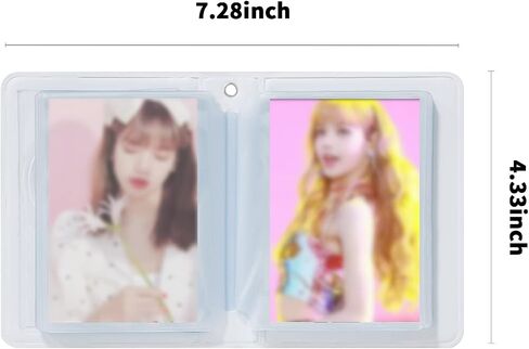 3 بوصة Kpop Photocard حامل كتاب Photocard Binder، Babyfond Mini Photo Album، Love Heart Hollow Small Photo Card Book Kpop Album Binder 40 جيوب (وردي B) in Kuwait