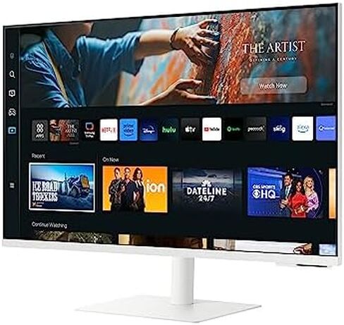 سامسونج 43 بوصة M70B Series 4K UHD USB-C شاشة ذكية وتلفزيون بث مباشر، 4 مللي ثانية، 60 هرتز، HDR10، شاشة لاسلكية، محاور الألعاب وإنترنت الأشياء، Alexa مدمج، 2022، LS43BM702UNXZA، أسود in Kuwait