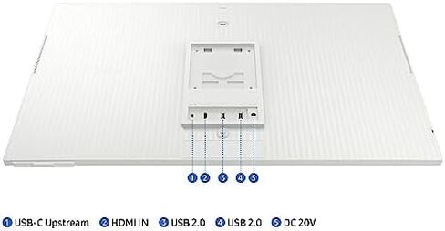 سامسونج 43 بوصة M70B Series 4K UHD USB-C شاشة ذكية وتلفزيون بث مباشر، 4 مللي ثانية، 60 هرتز، HDR10، شاشة لاسلكية، محاور الألعاب وإنترنت الأشياء، Alexa مدمج، 2022، LS43BM702UNXZA، أسود in Kuwait
