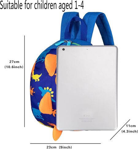 YUPING Toddler kids Dinosaur Backpack Book Bags with Safety Leash for Boys Girls in Saudi Arabia