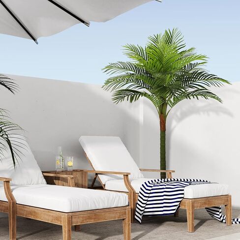 Palm Tree Artificial Tropical Plant 5FT Tall Faux Plants Indoor Fake Floor Plants Decorative Palm Tree House Plants Large Office Plant Artificial Palm Trees for Home Decor… in Kuwait