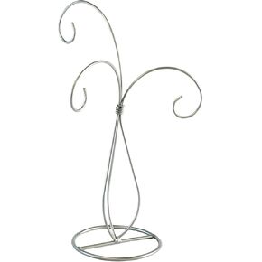 Tripar 3 Arm Display Rack Gold Scroll Ornament Stand 6 x 10 ½ (D x H)