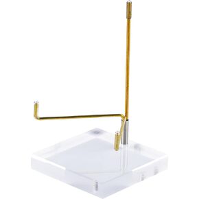 awsakc Adjustable Metal Arm Display Stand Easel with 80mm Acrylic Base,Suitable for Crystal,Plate,Fossil in Saudi Arabia