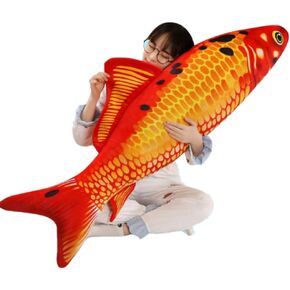 XIYUAN Giant Fish Plush Toy Pillow - 31.5" Stuffed Animal for Home Decor & Gifts in Kuwait