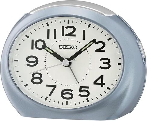 Seiko Tokai Bedroom Alarm Clock, Metallic Black in Saudi Arabia