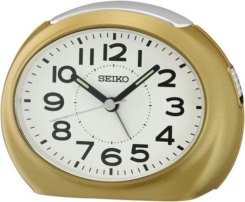Seiko Tokai Bedroom Alarm Clock, Metallic Black in Saudi Arabia