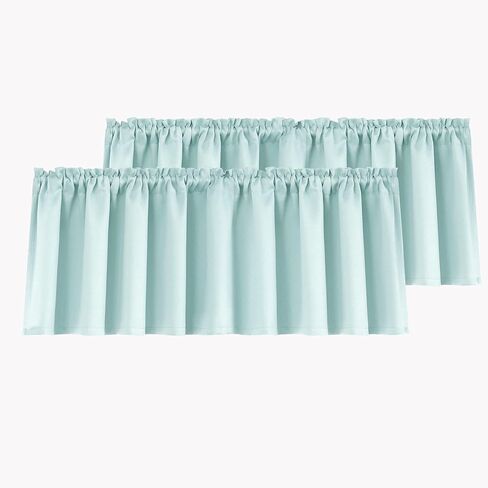 Mrs.Naturall Beige Valance Curtains for Windows 36x16 Inch Length in Kuwait
