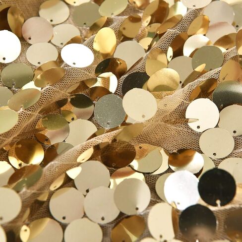 SFN18MM Black Big Sequin Payatte Backdrop Curtains 4.5FTX9FT 2 Panels-Black Drapes Curtains for Thanksgiving Christmas Home Party Supplies in Saudi Arabia