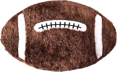 XIYUAN18inch Football Sports Pillow Plush Stuffed Sports Balls Soccer Toy Fluffy Durable Throw Pillow Cushion Sofa Room Decoration Soft Sports Toy Gift (Black/White) in Kuwait