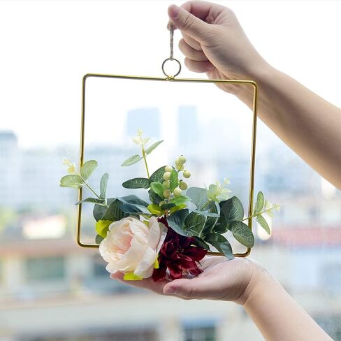 مجموعة من 3 أكاليل من الزهور الصناعية من إتيرنال آنجل، مصنوعة يدويًا من زهور النبات لتزيين الجدران مع أوراق زهرة الداليا والأوكالبتوس الوردية مناسبة لغرف الأطفال الرضع وحضانة الزفاف in Kuwait