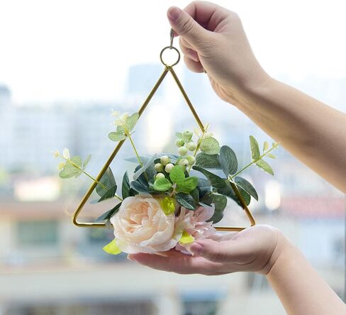 مجموعة من 3 أكاليل من الزهور الصناعية من إتيرنال آنجل، مصنوعة يدويًا من زهور النبات لتزيين الجدران مع أوراق زهرة الداليا والأوكالبتوس الوردية مناسبة لغرف الأطفال الرضع وحضانة الزفاف in Kuwait