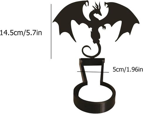 Funny Shadow Candle Holders, Black Candle Stick Candle Holder, Vintage Candles Stands, Home Bar Party Halloween Tabletop Candle Holders Decor for Shadows On Walls and Atmosphere (E) in Saudi Arabia