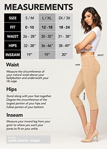 بنطلون جينز عالي الخصر ناعم ومطاط ممتاز للنساء - سروال ضيق من الدينيم - مزيج من القطن القابل للتمدد in Kuwait