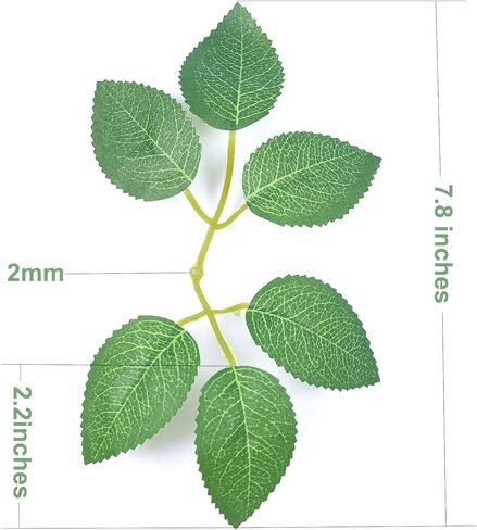 AFOHOME أوراق زهرة الورد المزيفة 70 قطعة من الأوراق الخضراء الاصطناعية السائبة من الحرير الأخضر من أجل باقات الزفاف DIY قطع مركزية للحفلات وطاولات الكرمة وديكورات المنزل إكليل أكاليل لوازم in Kuwait