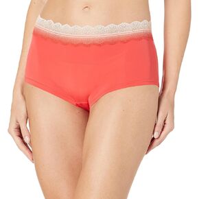 Calvin Klein Women's Micro with Lace Band Hipster Panty