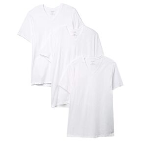 Calvin Klein Men's 3-Pack Classic Fit Cotton V-Neck T-Shirts in Kuwait