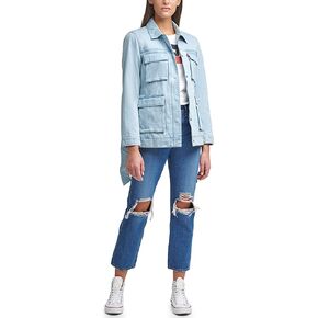 Levi's Women's Midweight Cotton Belted Shirt Jacket