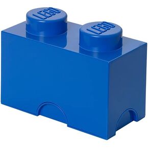 LEGO Blue Storage Box Brick 2 Bright, 2 Knobs in Saudi Arabia