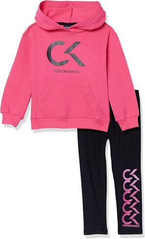 Calvin Klein girls 2 Pieces Hooded Jog Set in Saudi Arabia