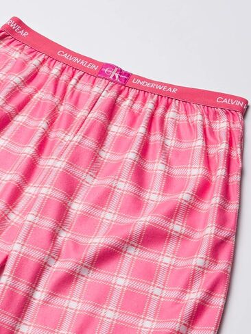 Calvin Klein Girls' Sleepwear Long Sleeve Tee & Jogger Plaid Pajama Set in Saudi Arabia