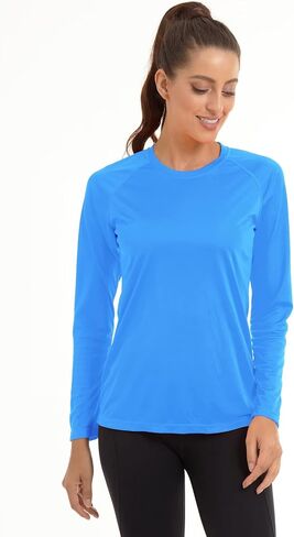 MAGCOMSEN Women's Long Sleeve Shirts UPF 50+ Sun Protection Shirts for Hiking Fishing Workout Rash Guard in Saudi Arabia