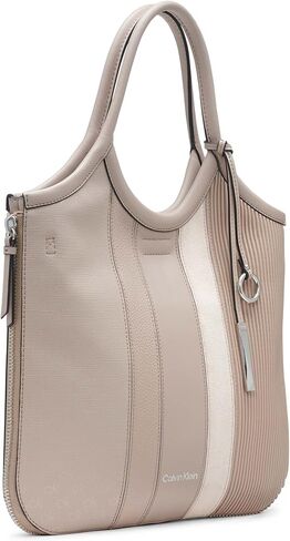 Calvin Klein Gabrianna Novelty Slim Side Zip Tote in Kuwait