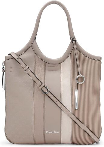 Calvin Klein Gabrianna Novelty Slim Side Zip Tote in Kuwait