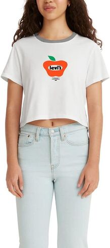 Levi's Women's Cropped Jordie Tee in Saudi Arabia