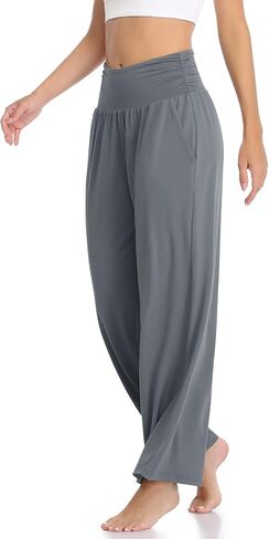 TARSE Womens Wide Leg Pants Casual Loose Yoga Sweatpants Comfy Lounge Pajama Flowy Pants Pockets in Saudi Arabia