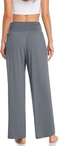 TARSE Womens Wide Leg Pants Casual Loose Yoga Sweatpants Comfy Lounge Pajama Flowy Pants Pockets in Saudi Arabia