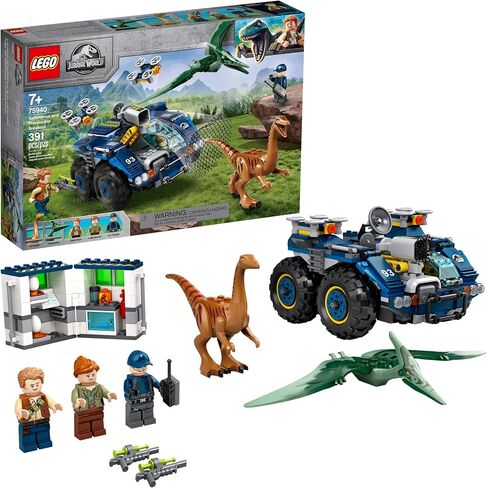 LEGO Jurassic World Gallimimus and Pteranodon Breakout 75940, Dinosaur Building Kit for Kids, Featuring Owen Grady, Claire Dearing and ACU Trooper Minifigures for Creative Play (391 Pieces) in Saudi Arabia