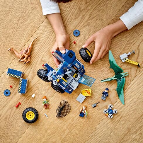 LEGO Jurassic World Gallimimus and Pteranodon Breakout 75940, Dinosaur Building Kit for Kids, Featuring Owen Grady, Claire Dearing and ACU Trooper Minifigures for Creative Play (391 Pieces) in Saudi Arabia