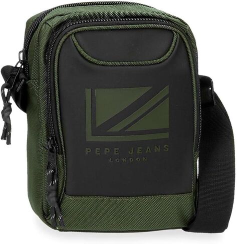 Pepe Jeans Medium Shoulder Bag, Green in Saudi Arabia