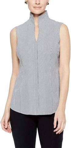 MISOOK Women Sleeveless Blouse - Pull on, Unlined Woven Tank Machine or Hand Wash Washable for Ladies & Girls in Saudi Arabia