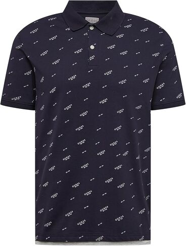 GUESS Men's Corey Short Sleeve Polo in Saudi Arabia