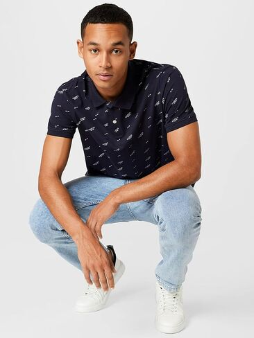 GUESS Men's Corey Short Sleeve Polo in Saudi Arabia