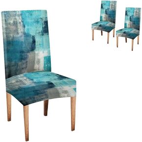CAPSCEOLL Chair Covers Set of 2 Stretch Removable Washable Parson Chair Covers for Dining Room Living Room Kitchen